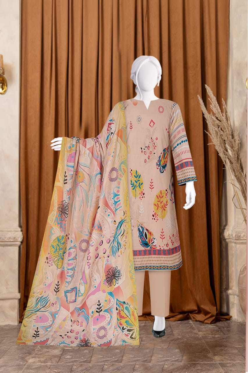 BAROQUE Bana Dora Summer Lawn 3 Pcs 7606