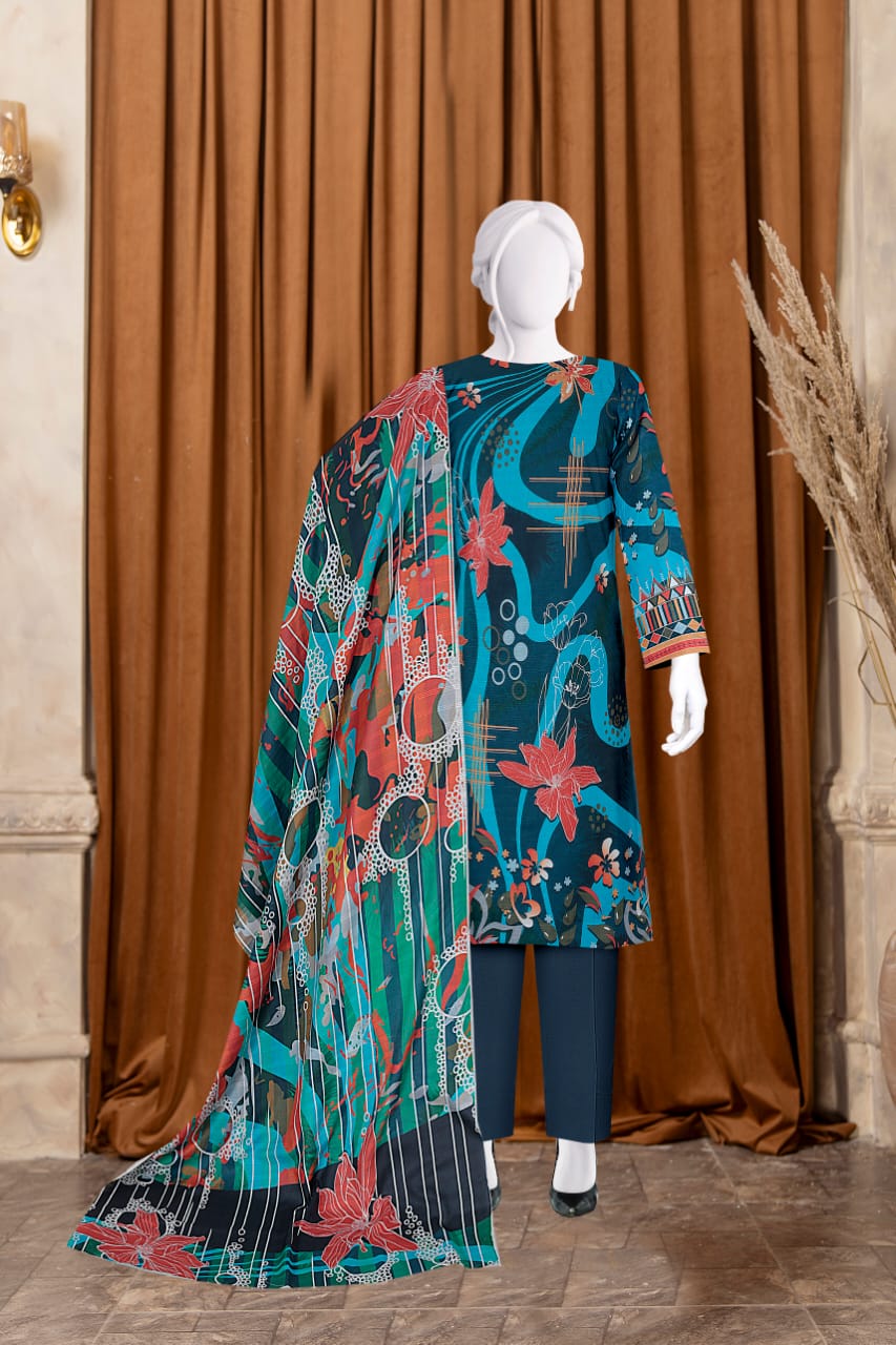 BAROQUE Bana Dora Summer Lawn 3 Pcs 7608