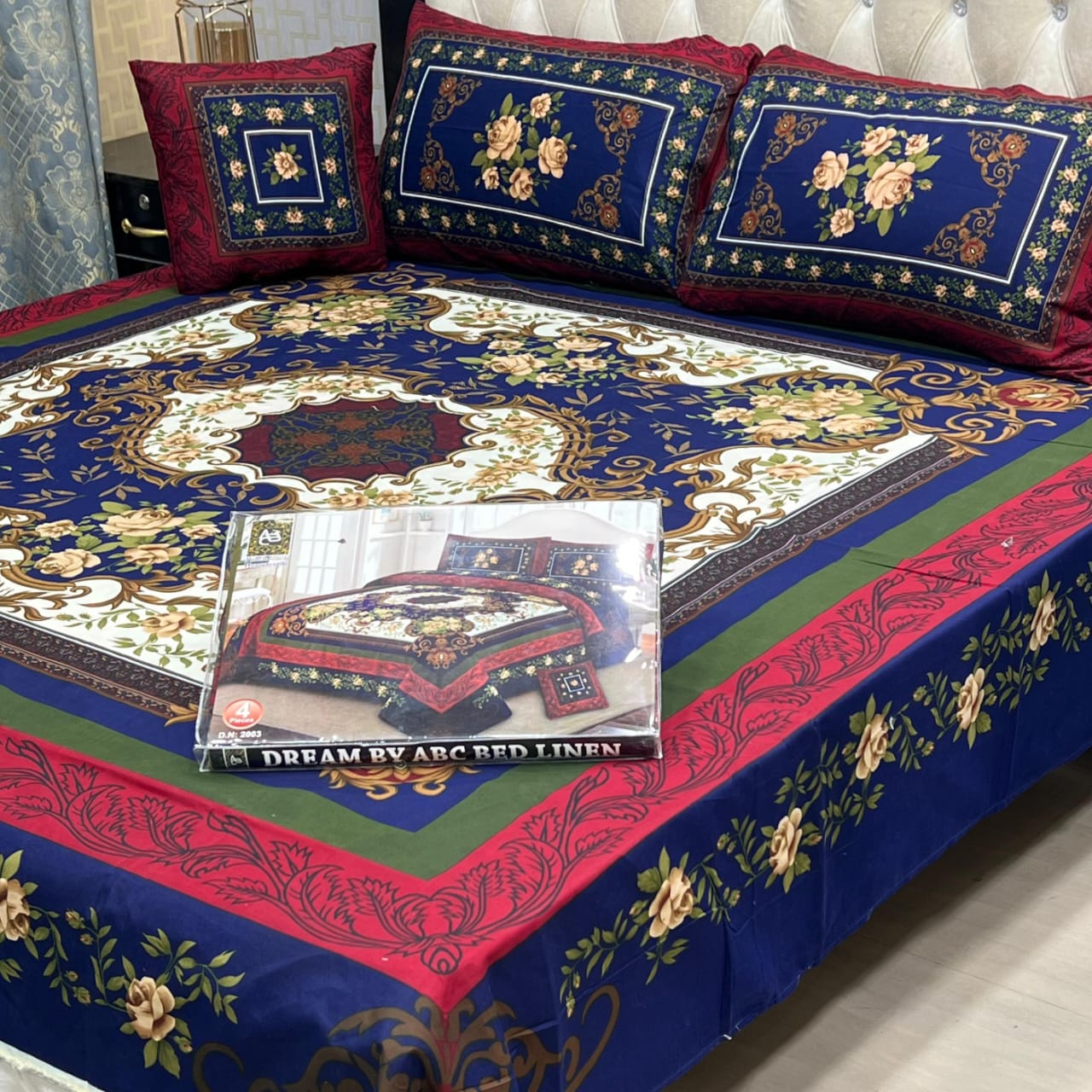 DESIGNER Bed Sheets 4Pec 11207