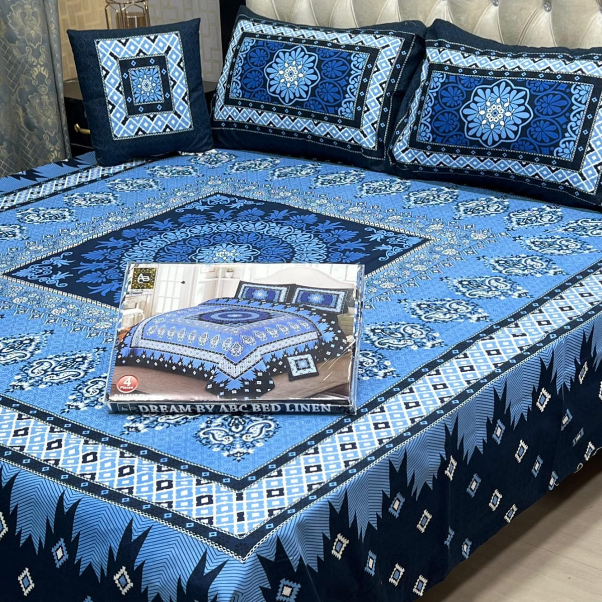DESIGNER Bed Sheets 4Pec 11205