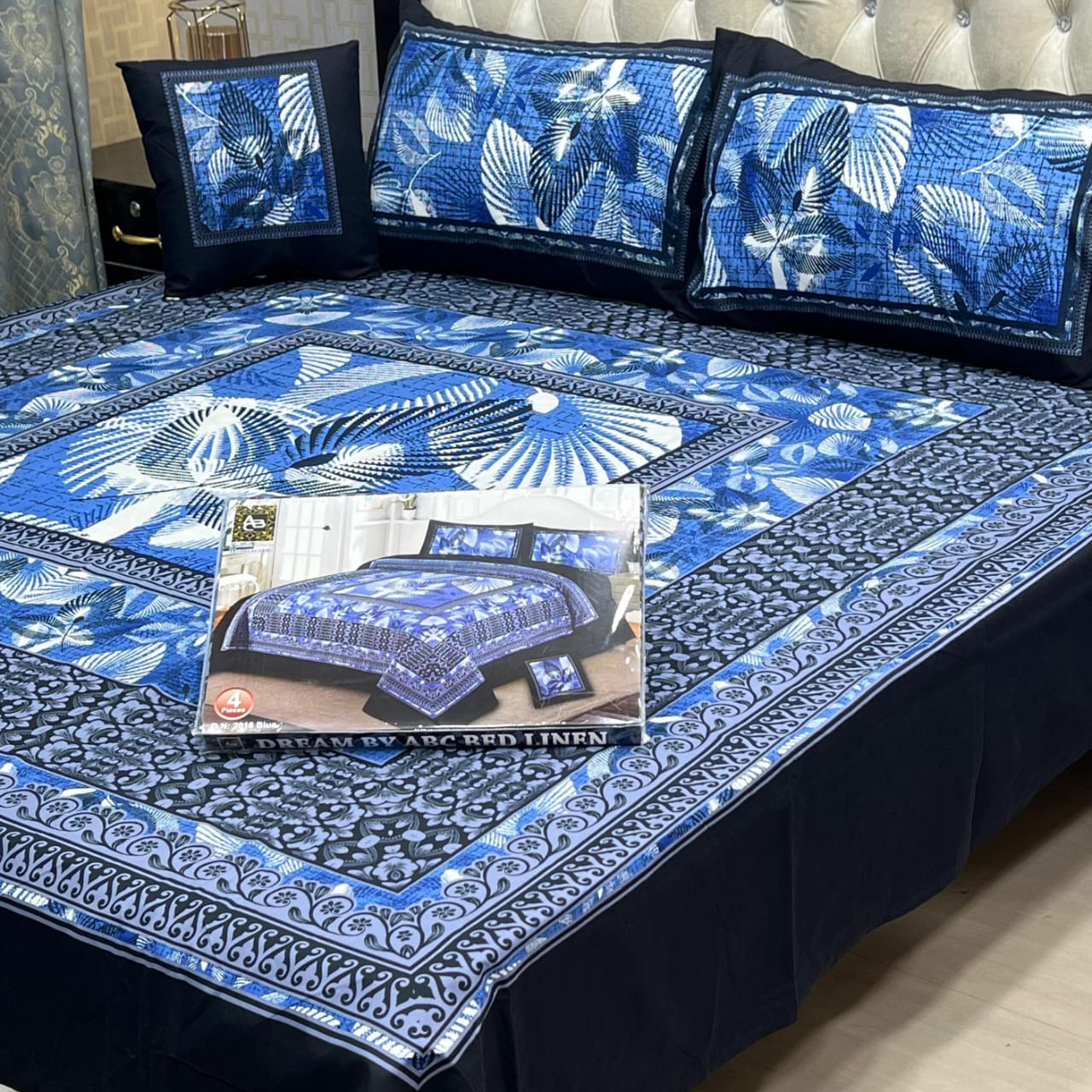 DESIGNER Bed Sheets 4Pec 11209