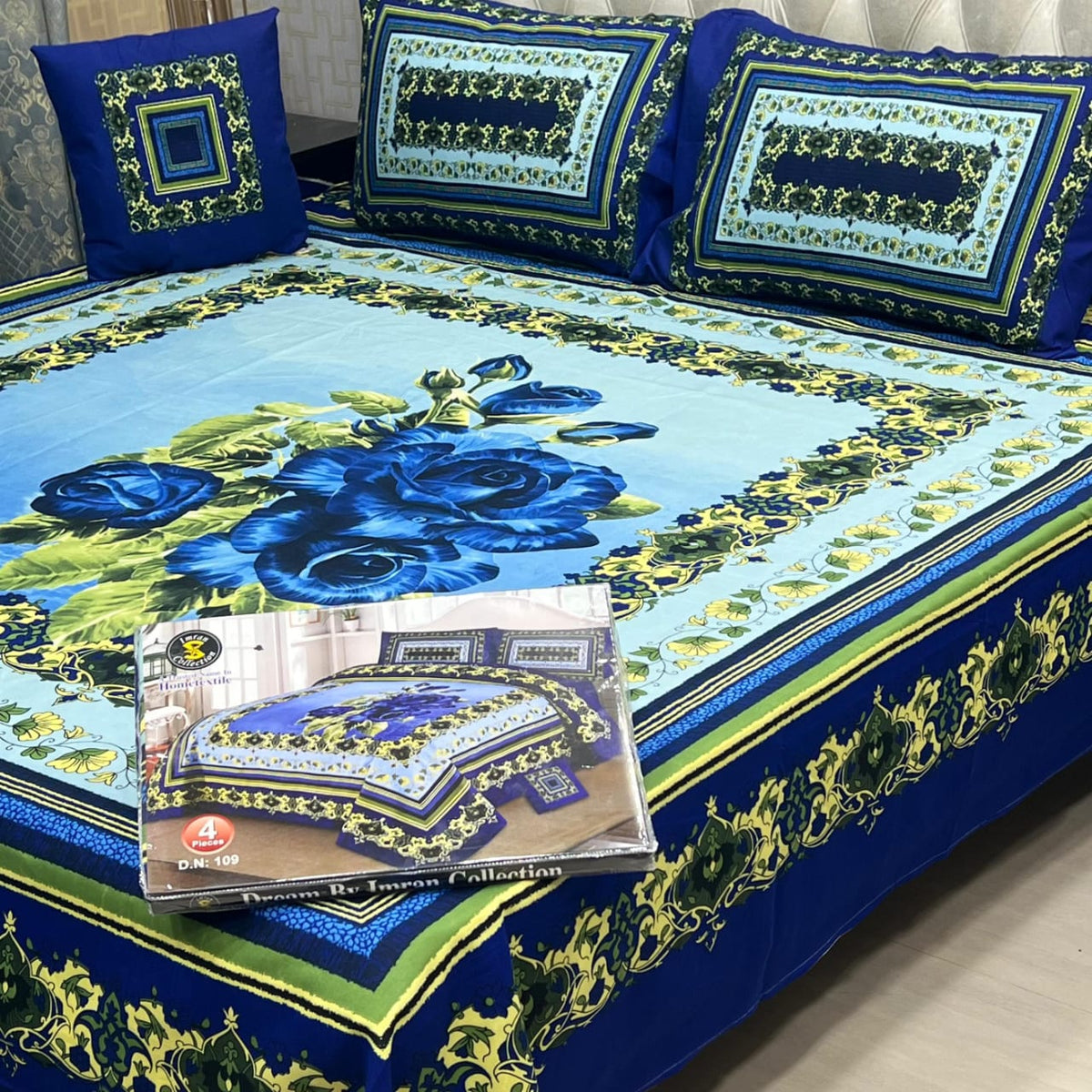 DESIGNER Bed Sheets 4Pec 11211