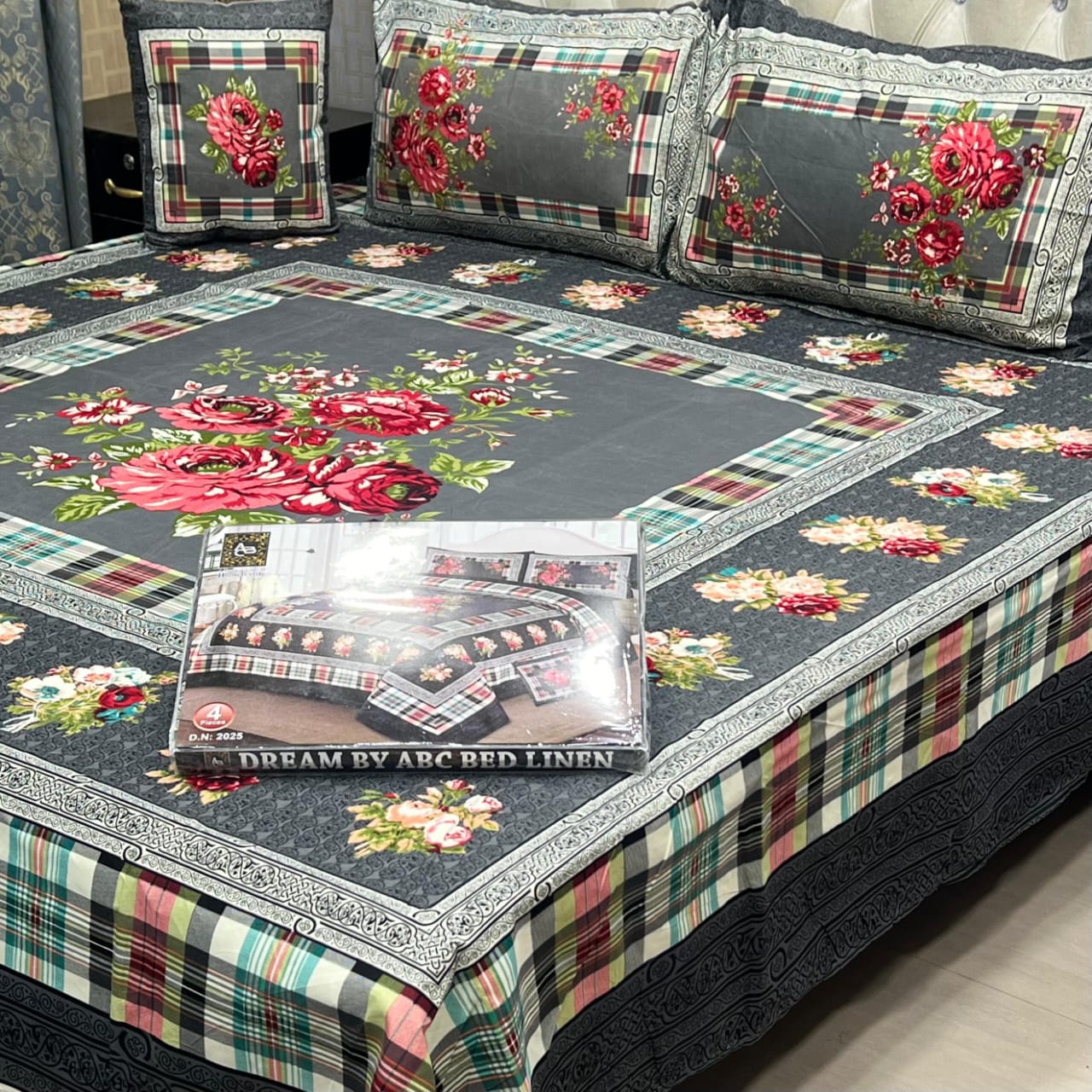 DESIGNER Bed Sheets 4Pec 11212
