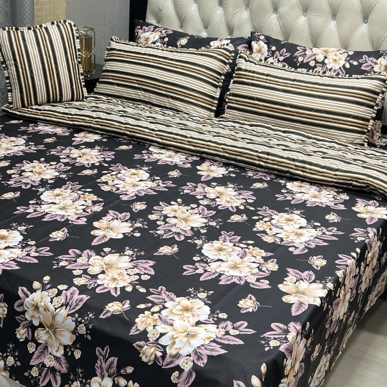 DESIGNER Bed Sheets 4Pec 11232