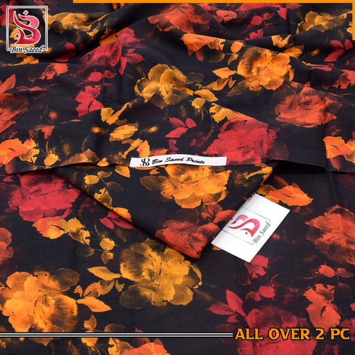 2Pc Lawn Suits Unstitched