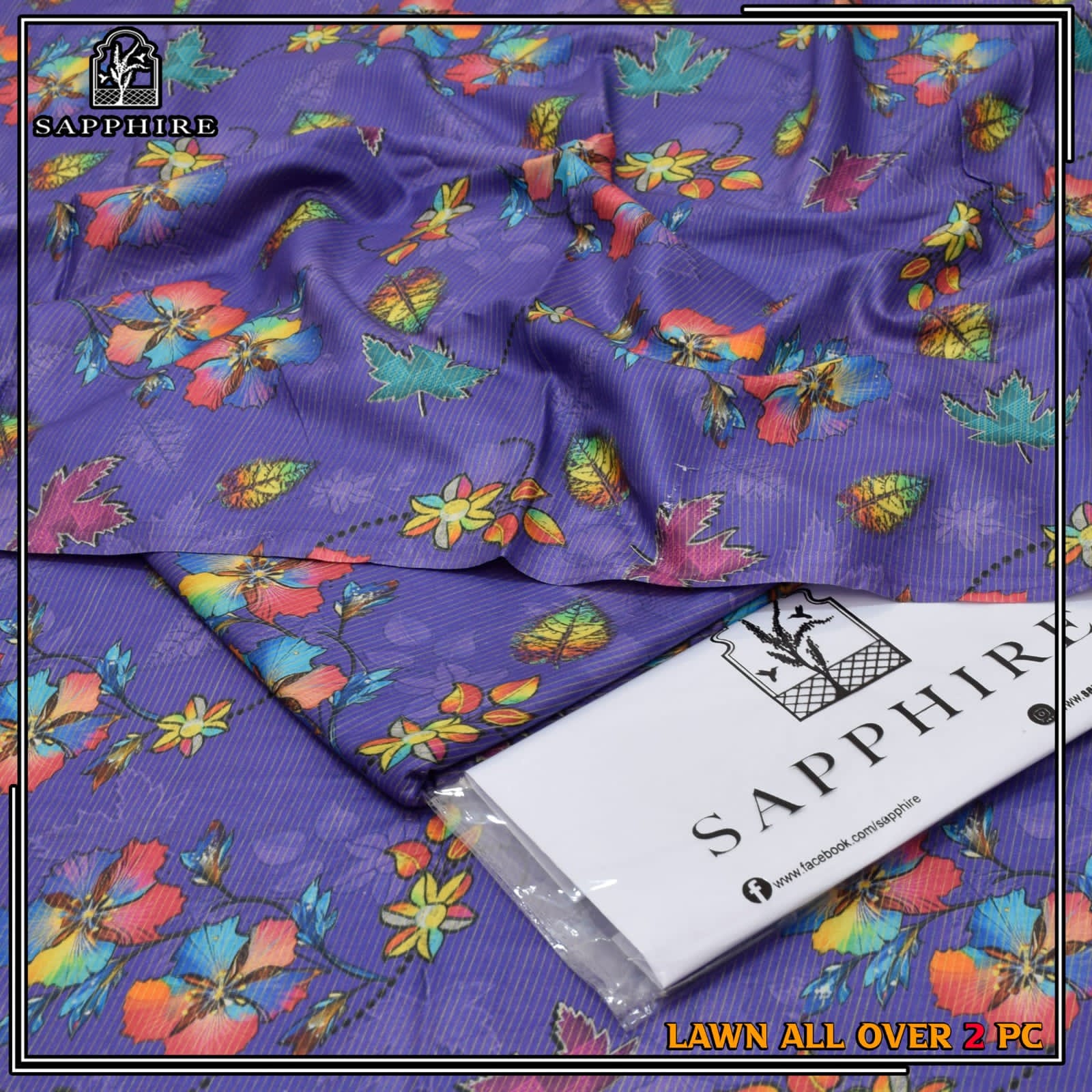 SAPPHIRE 2PC DIGITITAL PRINTED 1909