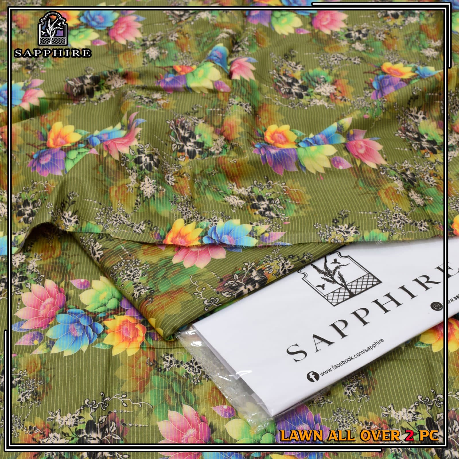 SAPPHIRE 2PC DIGITITAL PRINTED 1908