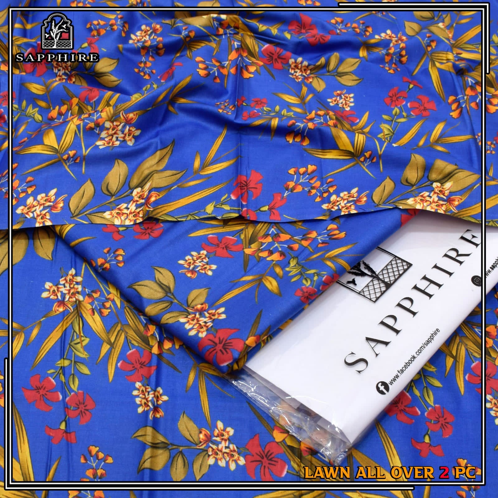 SAPPHIRE 2PC DIGITITAL PRINTED 1917