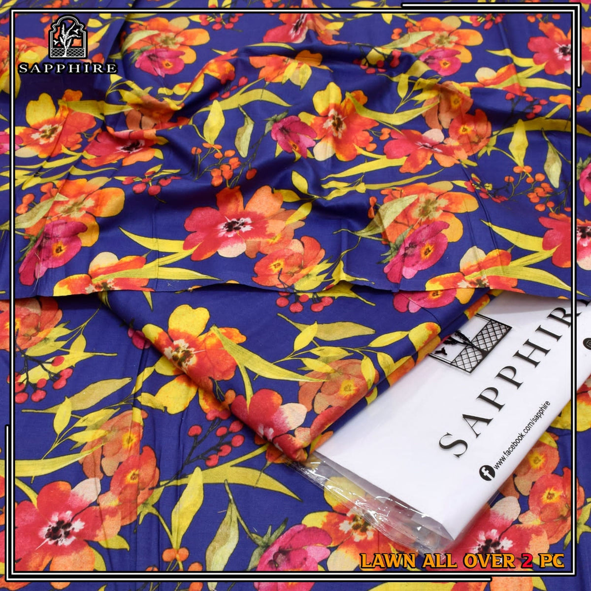 SAPPHIRE 2PC DIGITITAL PRINTED 1918