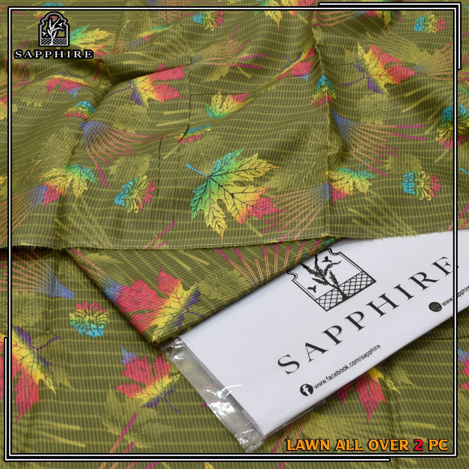 SAPPHIRE 2PC DIGITITAL PRINTED 1924