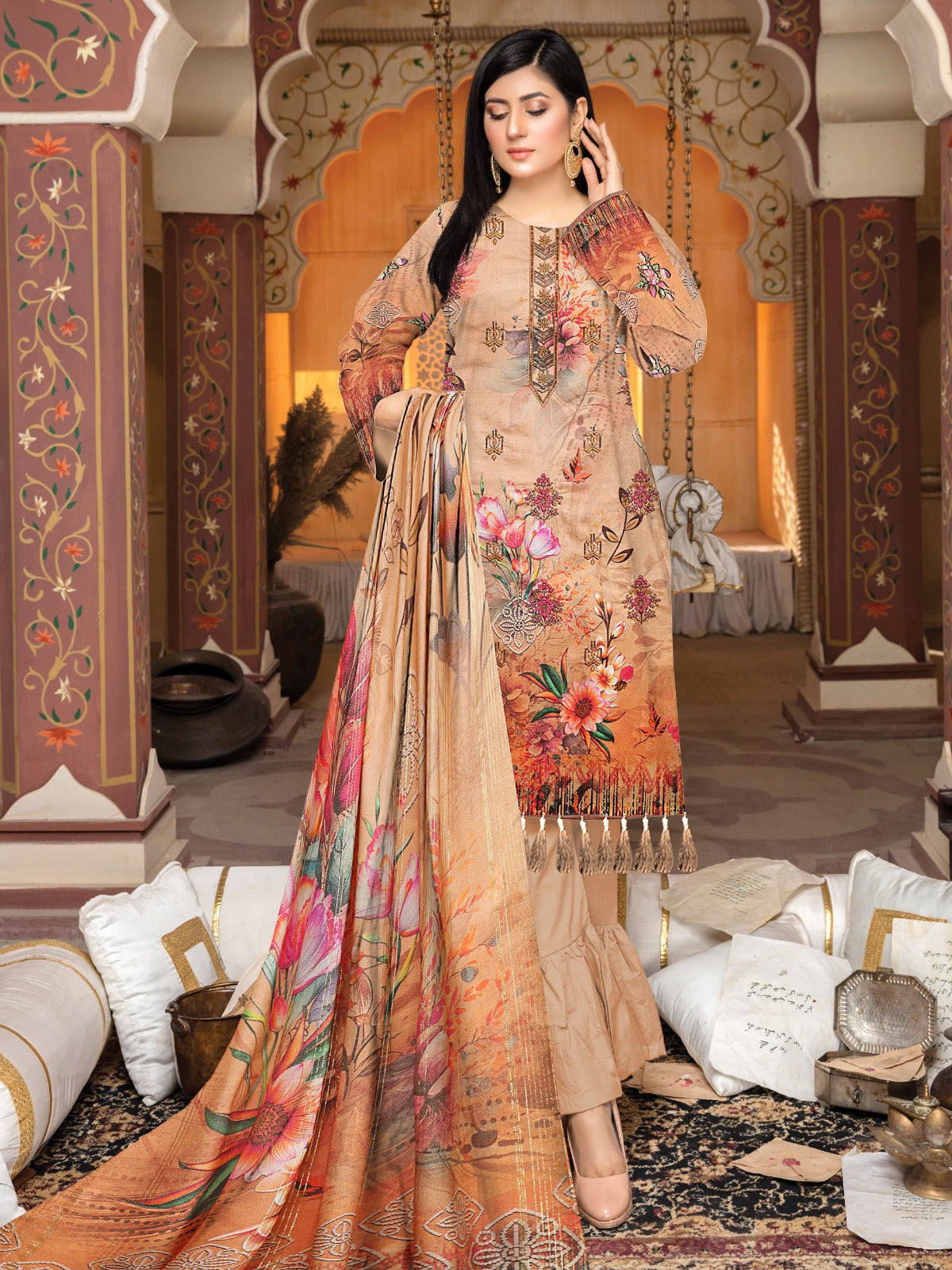 Orient Embroidery AirJet Dhanak 3PIECE OR5202