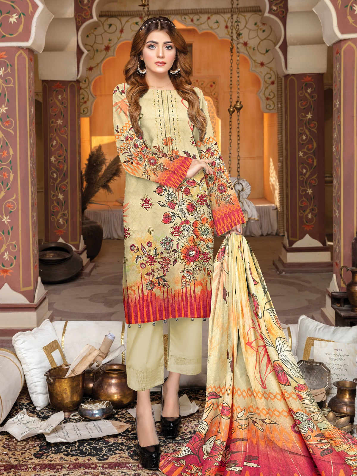 Orient Embroidery AirJet Dhanak 3PIECE OR5205