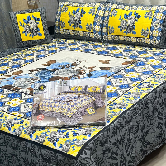DESIGNER Bed Sheets 4Pec 11231