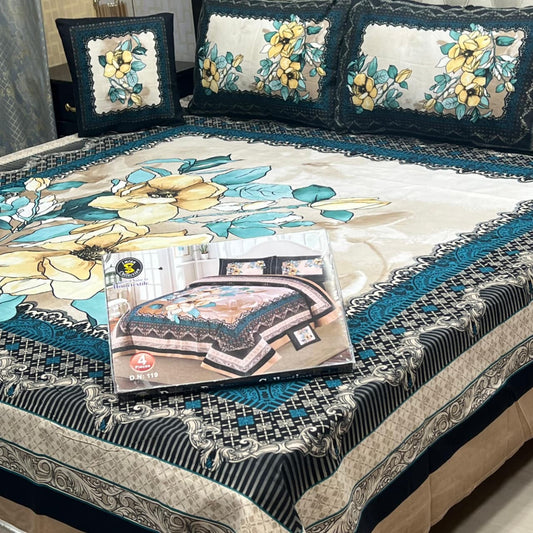 DESIGNER Bed Sheets 4Pec 11227