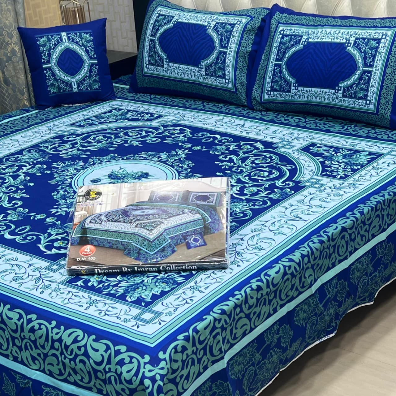 DESIGNER Bed Sheets 4Pec 11220