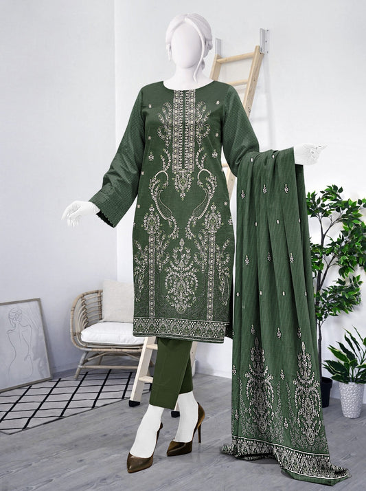 Lawn Embroidered 3-Piece Bana Dora Un-Stiched Suit by Maria.B