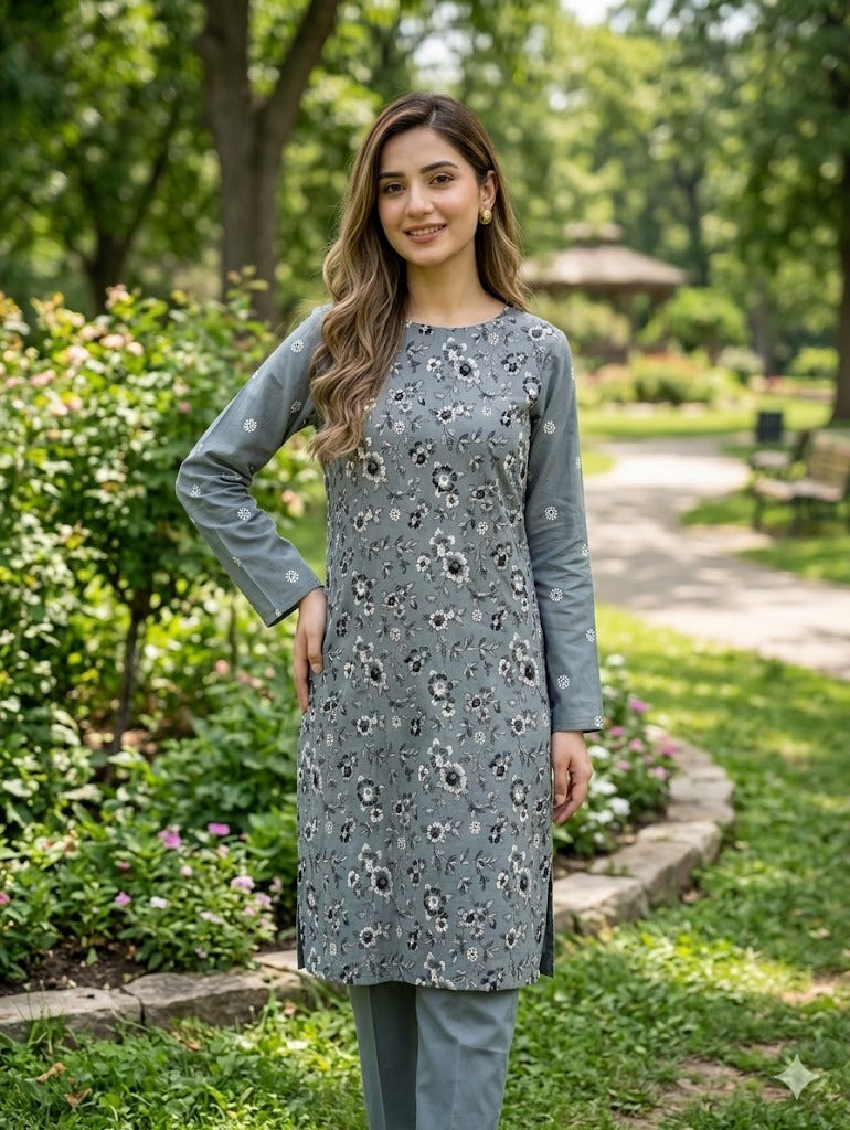 Bareeze Embroidered 2-Piece Lawn Un-stiched 01