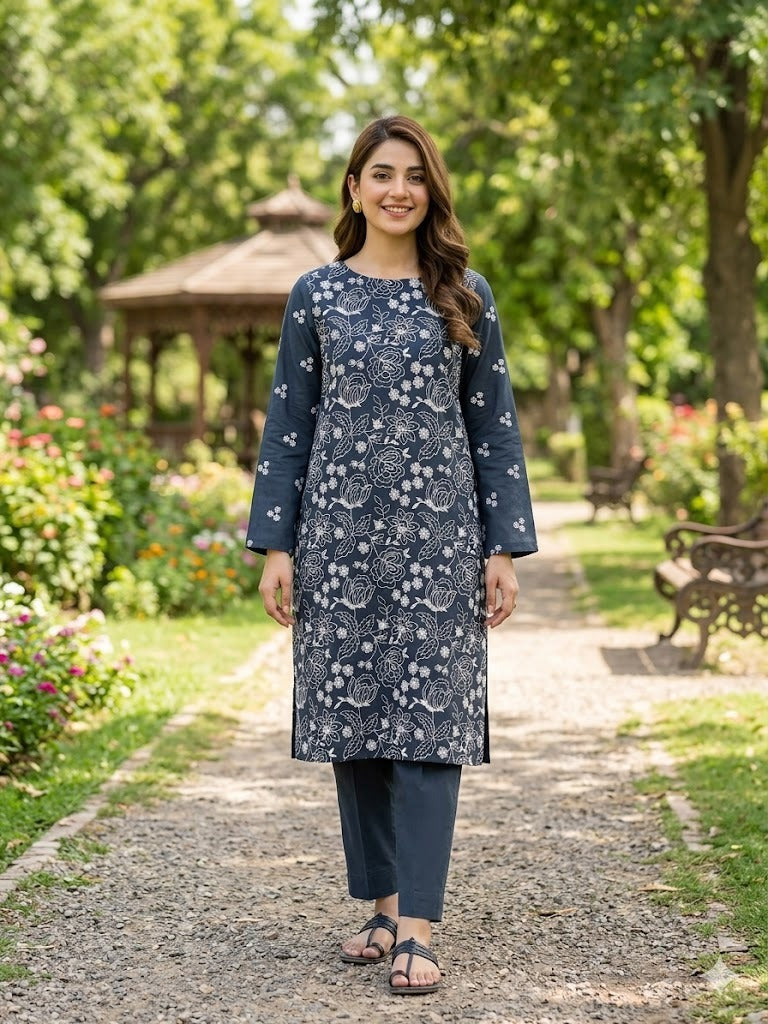 Bareeze Embroidered 2-Piece Lawn Un-stiched 02