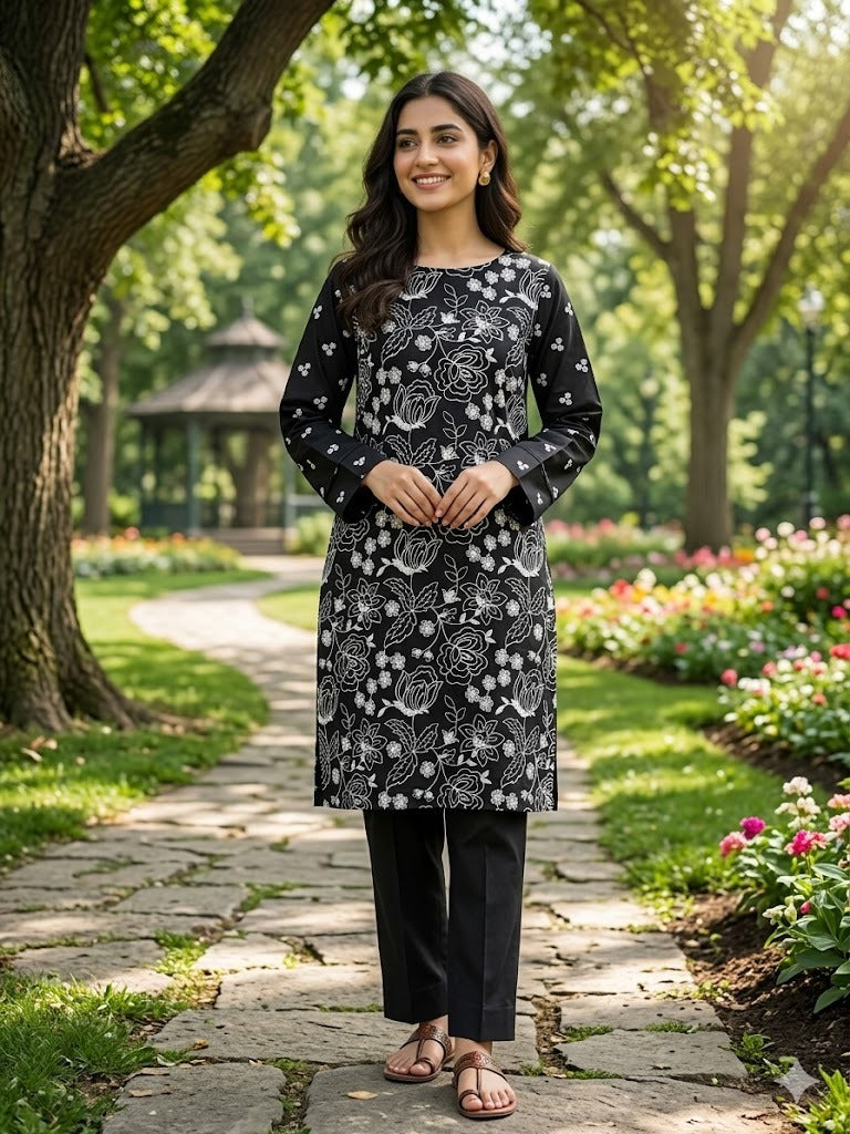 Bareeze Embroidered 2-Piece Lawn Un-stiched 08