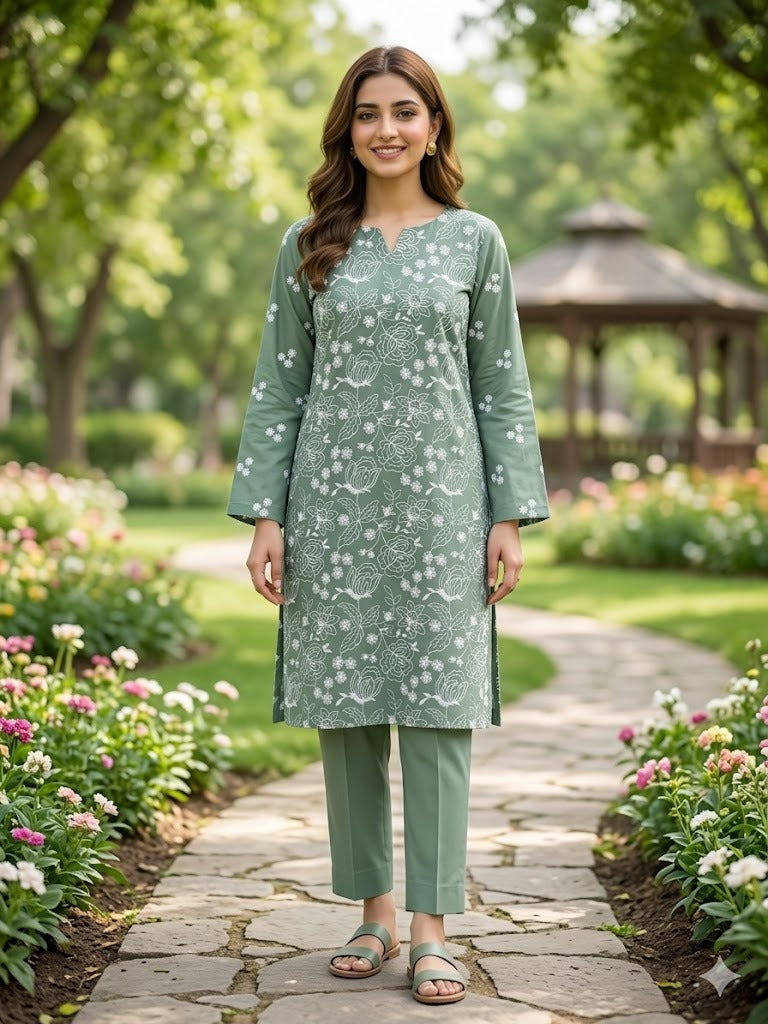 Bareeze Embroidered 2-Piece Lawn Un-stiched 05