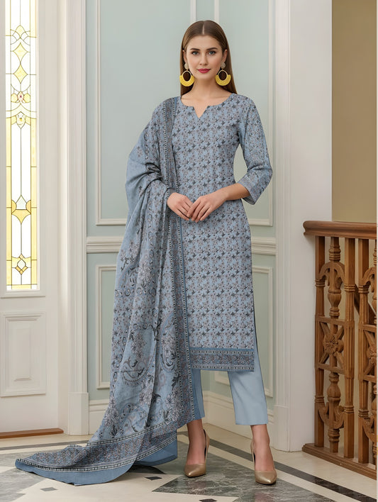 Sapphire Lawn 3 Pcs Premium Quality  8101