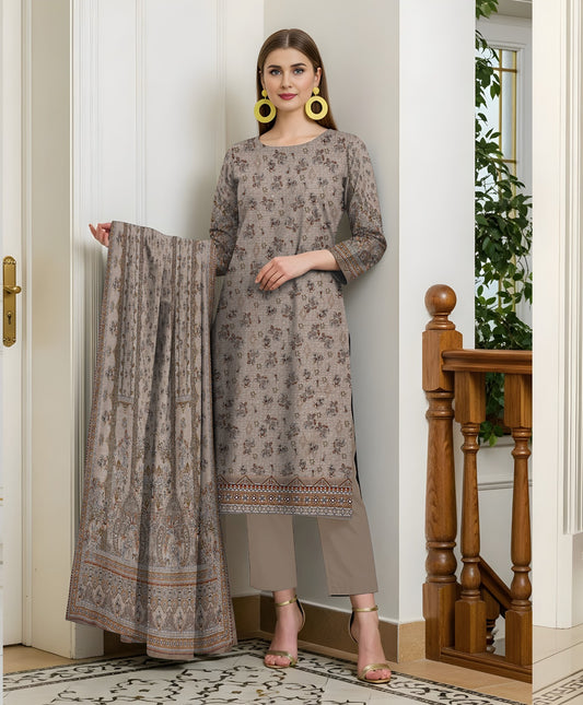 Sapphire Lawn 3 Pcs Premium Quality  8106