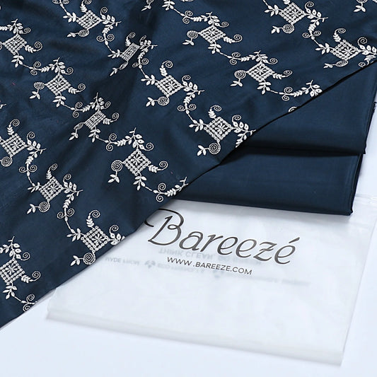 Bareeze Embroidered 2-Piece Lawn Un-stiched  128