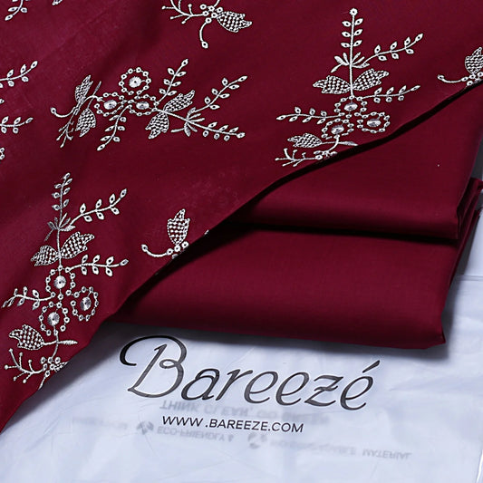 Bareeze Embroidered 2-Piece Lawn Un-stiched  160