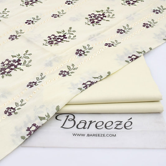 Bareeze Embroidered 2-Piece Lawn Un-stiched  208
