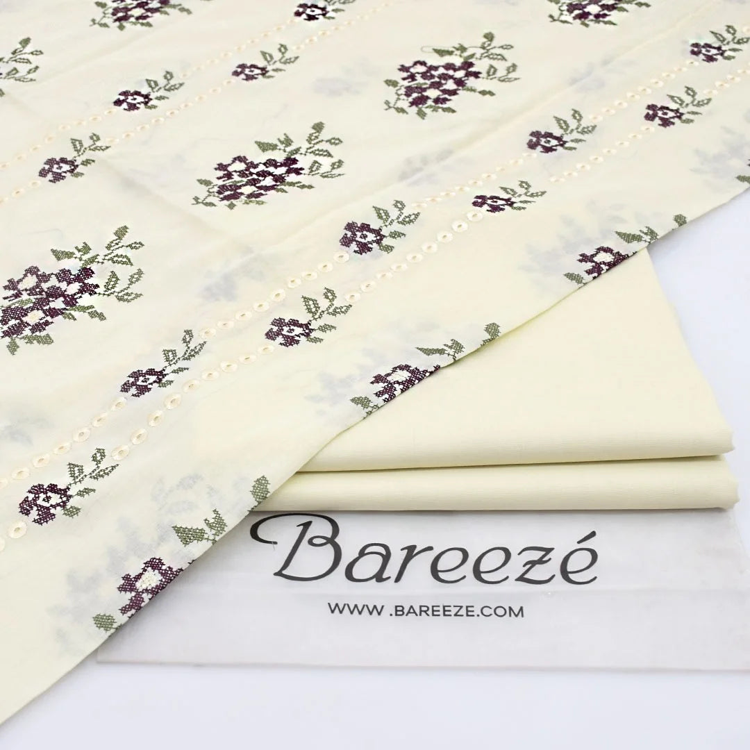 Bareeze Embroidered 2-Piece Lawn Un-stiched  153