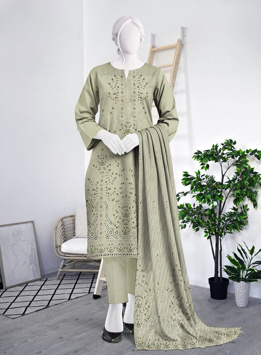 Lawn Embroidered 3-Piece Bana Dora Un-Stiched Suit by Maria.B