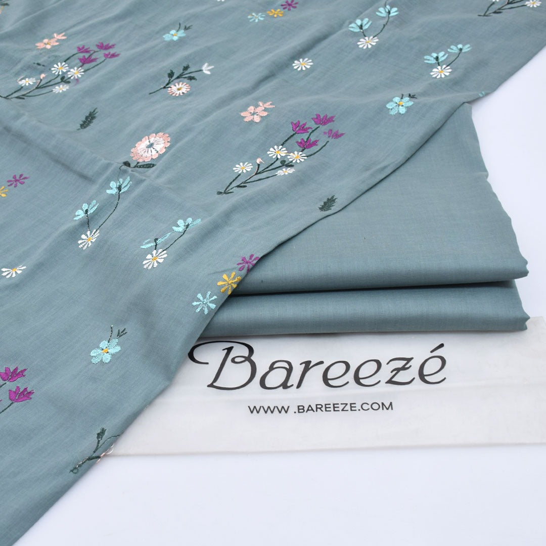 Bareeze Embroidered 2-Piece Lawn Un-stiched  200