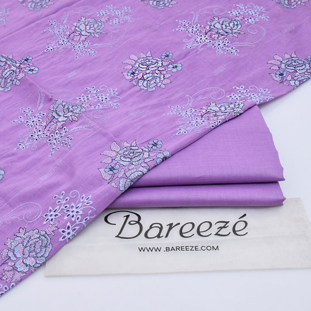 Bareeze Embroidered 2-Piece Lawn Un-stiched  202