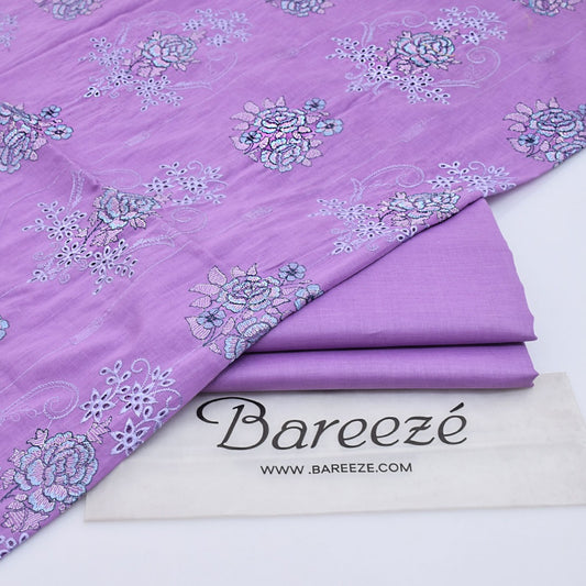 Bareeze Embroidered 2-Piece Lawn Un-stiched  202